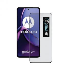 Juodas apsauginis ekrano stikliukas Motorola G84 "OBAL:ME 5D Glass Screen Protector"