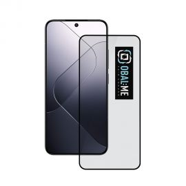 Juodas apsauginis ekrano stikliukas Xiaomi 14 "OBAL:ME 5D Glass Screen Protector"