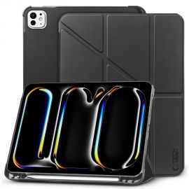 Juodas dėklas Apple Ipad Pro 13 7 / 2024 "Tech-Protect SC Pen Origami"