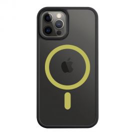 Juodas-geltonas dėklas Apple Iphone 12 / 12 Pro "Tactical MagForce Hyperstealth 2.0mm"