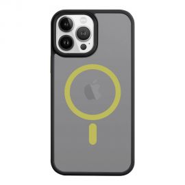 Juodas-geltonas dėklas Apple Iphone 13 Pro Max "Tactical MagForce Hyperstealth 2.0mm"