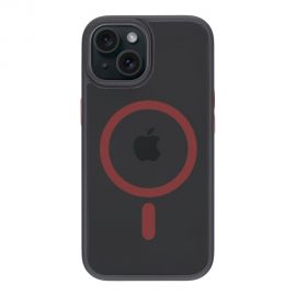 Juodas-raudonas dėklas Apple Iphone 15 "Tactical MagForce Hyperstealth 2.0mm"