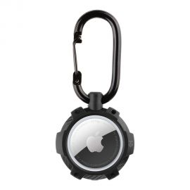 Juodas dėklas Tactical Airtag Beam Rugged 2.0