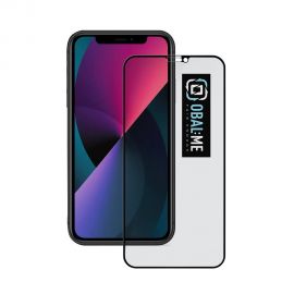 Juodas apsauginis ekrano stikliukas Apple iPhone 11 / XR  "OBAL:ME Privacy 5D Glass Screen Protector"