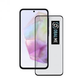 Juodas apsauginis ekrano stikliukas Samsung Galaxy A35 5G "OBAL:ME Privacy 5D Glass Screen Protector"