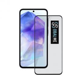 Juodas apsauginis ekrano stikliukas Samsung Galaxy A55 5G "OBAL:ME Privacy 5D Glass Screen Protector"