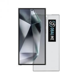 Juodas apsauginis ekrano stikliukas Samsung Galaxy S24 Ultra "OBAL:ME Privacy 5D Glass Screen Protector"