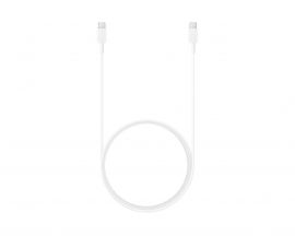 Baltas kabelis EP-DP646JWE Samsung USB-C/USB-C Data Cable 5A 1.8m