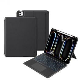 Juodas dėklas Apple Ipad Pro 13 7 / 2024 "Tech-Protect SC Pen+Keyboard"