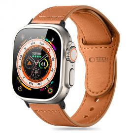 Ruda apyrankė Apple Watch 4 / 5 / 6 / 7 / 8 / 9 / 10 / SE / Ultra 1 / 2 (44 / 45 / 46 / 49 MM) "TECH-PROTECT NATURALFIT"