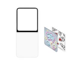 Skaidrus originalus dėklas EF-ZF741CTE FlipSuit telefonui Samsung Galaxy Z Flip 6