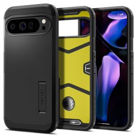 Juodas dėklas Google Pixel 9 Pro XL "Spigen Tough Armor"