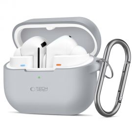 Pilkas dėklas Samsung Galaxy Buds 3 / 3 Pro "Tech-Protect Silicone Hook"