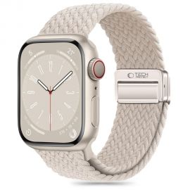 Titano spalvos apyrankė Apple Watch 4 / 5 / 6 / 7 / 8 / 9 / 10 / SE (40/ 41/ 42 MM) "Tech-Protect Nylonmag"