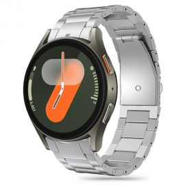 Sidabrinė apyrankė Samsung Galaxy Watch 4 / 5 / 5 Pro / 6 / 7 / FE "Tech-Protect Stainless"