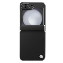 Juodas dėklas Nillkin CamShield Flip telefonui Samsung Galaxy Z Flip 6