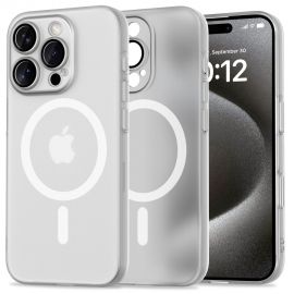 Matinis baltas dėklas Apple Iphone 16 Pro Max "Tech-Protect Magslim Magsafe"