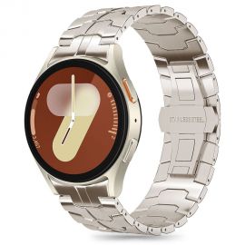 Titano spalvos apyrankė Samsung Galaxy Watch 4 / 5 / 5 Pro / 6 / 7 / FE "Tech-Protect Stainless Line"