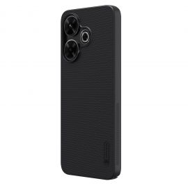 Juodas plastikinis dėklas Xiaomi Redmi 13 4G /Poco M6 4G "Nillkin Frosted Shield"