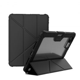 Juodas dėklas iPad Pro 12.9 2020/2021/2022/ Air 13 2024 "Nillkin Bumper PRO Protective Stand Case Multi-angle"