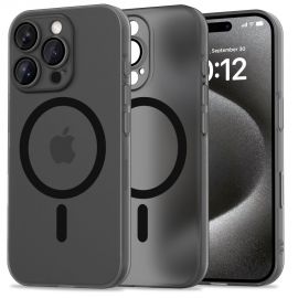 Matinis juodas dėklas Apple Iphone 16 Pro Max "Tech-Protect Magslim Magsafe"