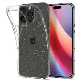 Skaidrus blizgantis dėklas Apple Iphone 16 Pro Max "Spigen Liquid Crystal Glitter"