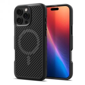 Juodas matinis dėklas Apple Iphone 16 Pro Max "Spigen Core Armor Mag Magsafe"