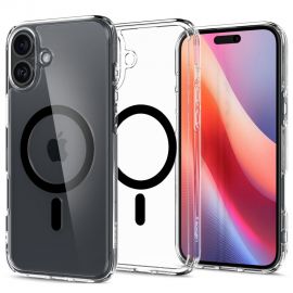 Juodas dėklas Apple Iphone 16 Plus "Spigen Ultra Hybrid Mag Magsafe"
