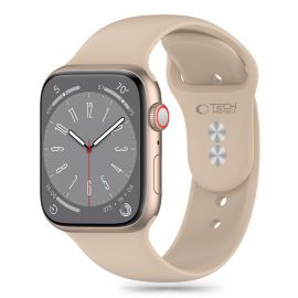 Walnut silikoninė apyrankė Apple Watch 4 / 5 / 6 / 7 / 8 / 9 / 10 SE  (40 / 41 / 42 MM) "Tech-Protect Silicone"