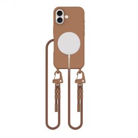 Rudas dėklas Apple Iphone 16 "Tech-Protect Magnecklace Magsafe"