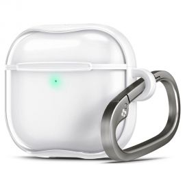 Baltas dėklas Apple Airpods 4 Jet "Spigen Ultra Hybrid"