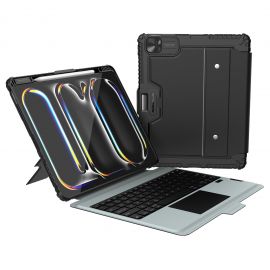 Juodas dėklas telefonui iPad Pro 13 2024 "Nillkin Bumper Combo Keyboard "