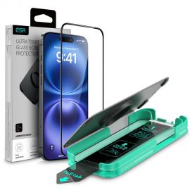 Juodas apsauginis ekrano stikliukas Apple Iphone 16 Pro "Esr Armorite"