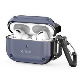 Mėlynas dėklas Apple Airpods Pro 1 /2 "TECH-PROTECT ROUGH HOOK"