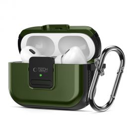 Žalias dėklas Apple Airpods Pro 1 /2 "TECH-PROTECT DEFENDER HOOK MAGSAFE"