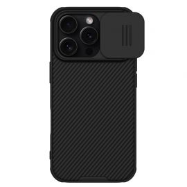 Juodas dėklas Nillkin CamShield PRO Magnetic telefonui Apple iPhone 16 Pro