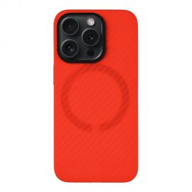 Raudonas dėklas Tactical MagForce Aramid Bloody Mary Limited Edition telefonui Apple Iphone 15 Pro