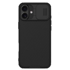 Juodas dėklas Nillkin CamShield PRO Magnetic telefonui Apple iPhone 16