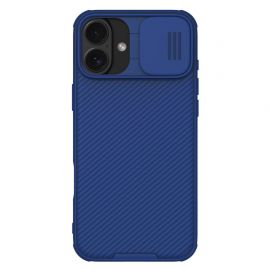 Mėlynas dėklas Nillkin CamShield PRO Magnetic telefonui Apple iPhone 16
