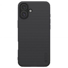 Juodas dėklas Nillkin Super Frosted PRO Magnetic telefonui Apple iPhone 16 Plus