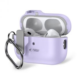 Levandų dėklas Apple Airpods Pro 1 / 2 "Tech-Protect Slim Hook"
