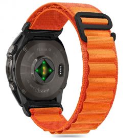 Oranžinė apyrankė Garmin Fenix 5X / 5X PLUS / 6X / 6X PRO / 7X / 8 (51 MM) "Tech-Protect Nylon Pro"