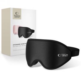 Juoda matinė miego kaukė "TECH-PROTECT EYESHADE SLEEP MASK"
