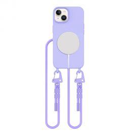 Levandų dėklas Apple Iphone 13 "Tech-Protect Magnecklace Magsafe"
