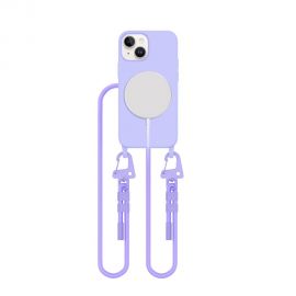 Levandų dėklas Apple Iphone 13 mini "Tech-Protect Magnecklace Magsafe"