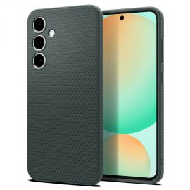 Žalias dėklas Samsung Galaxy S24 FE "Spigen Liquid Air"
