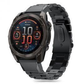 Juoda apyrankė Garmin Fenix5X / 5X PLUS / 6X / 6X PRO / 7X / 8 (51 MM) "Tech-Protect Stainless"