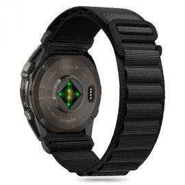 Juoda apyrankė Garmin Fenix 5 / 6 / 6 PRO / 7 / 8 (47 MM) / E "Tech-Protect Nylon Pro"