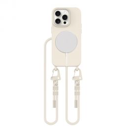 Cosmic Latte dėklas Apple Iphone 15 Pro "Tech-Protect Magnecklace Magsafe"