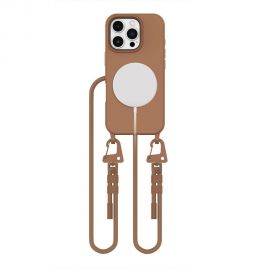Rudas dėklas Apple Iphone 16 Pro Max "Tech-Protect Magnecklace Magsafe"